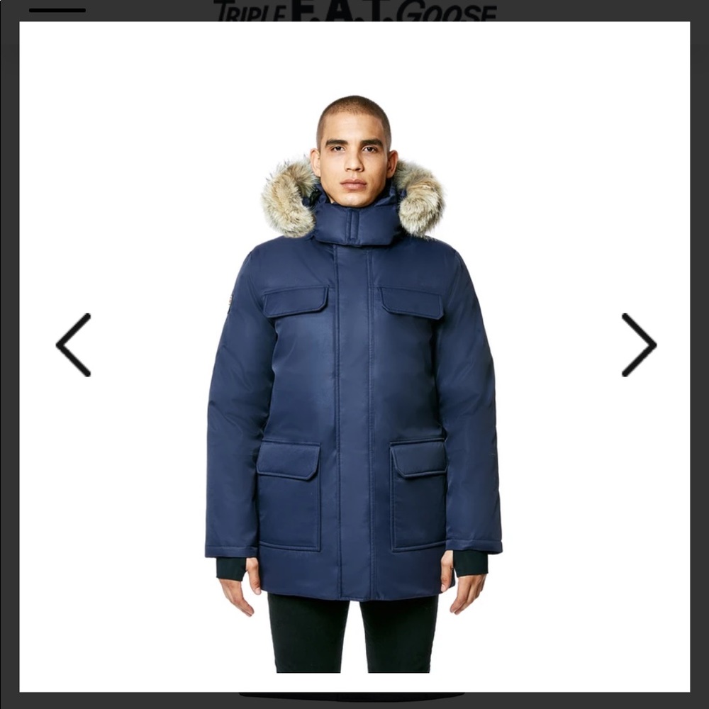 Triple FAT goose mens down Chenega parka M 600
